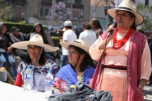 mujeres integrantes del Congreso Nacional Indigena